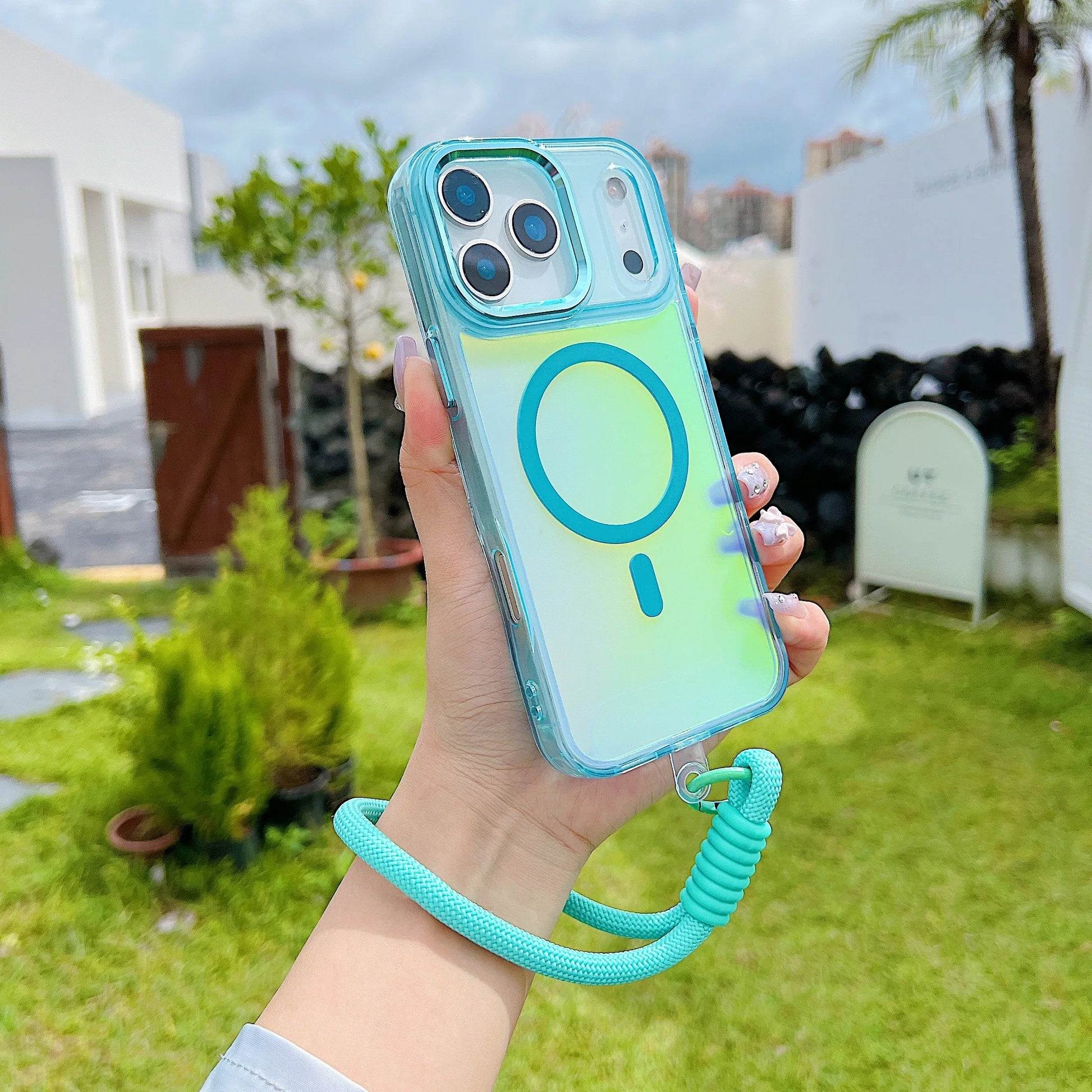Magnetic Shockproof Hard Bumper Phone case - Maison Novaire #
