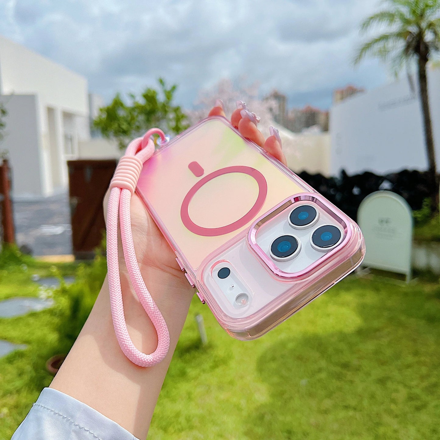 Magnetic Shockproof Hard Bumper Phone case - Maison Novaire #