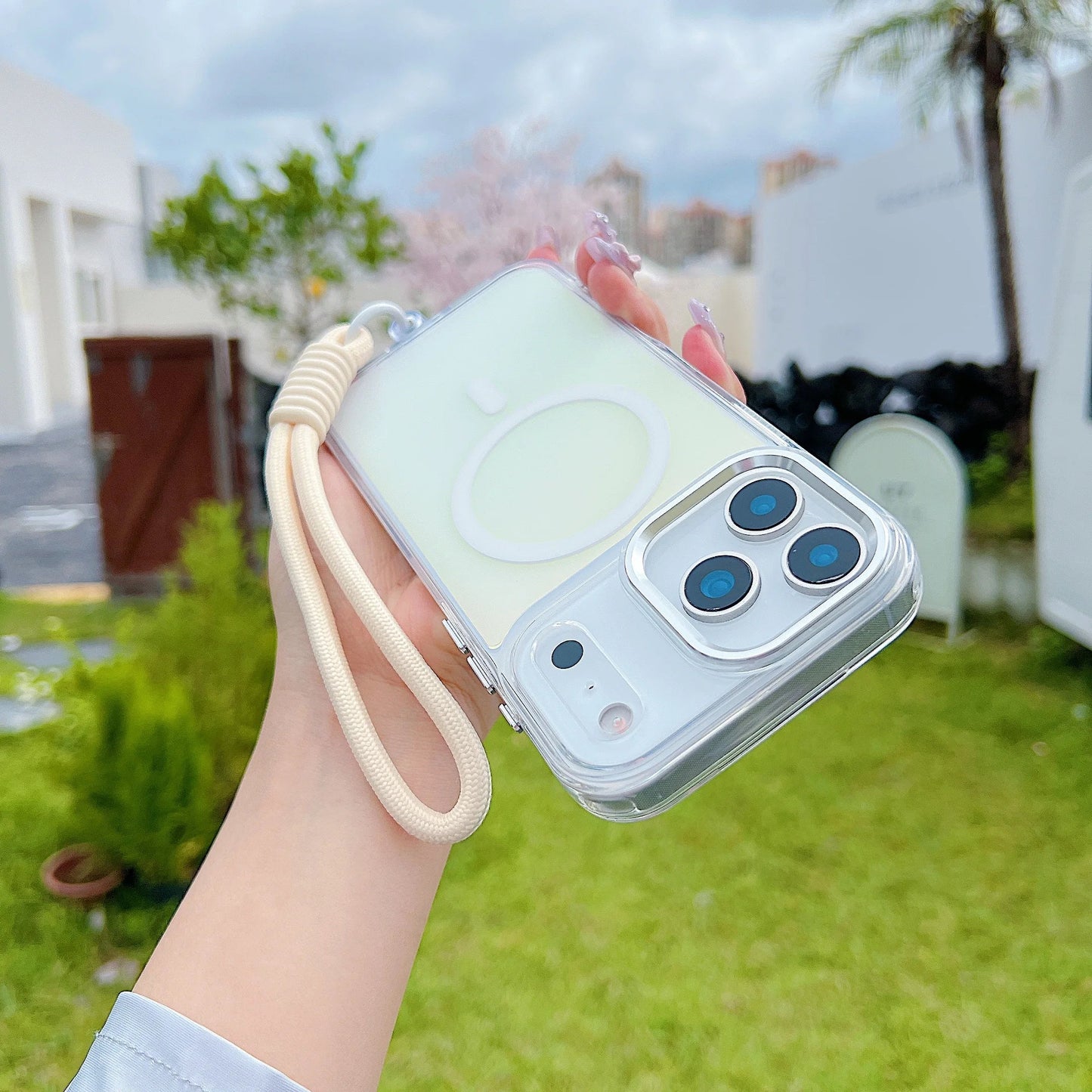 Magnetic Shockproof Hard Bumper Phone case - Maison Novaire #