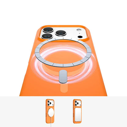 Magnetic Solid Color Liquid Silicone MagSafe Phone Case For iphone 17. - BLAKESTORE-NG