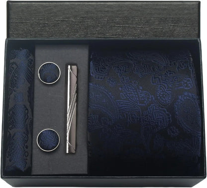 Maison Novaire 100% Silk Paisley Floral Tie - Maison Novaire #