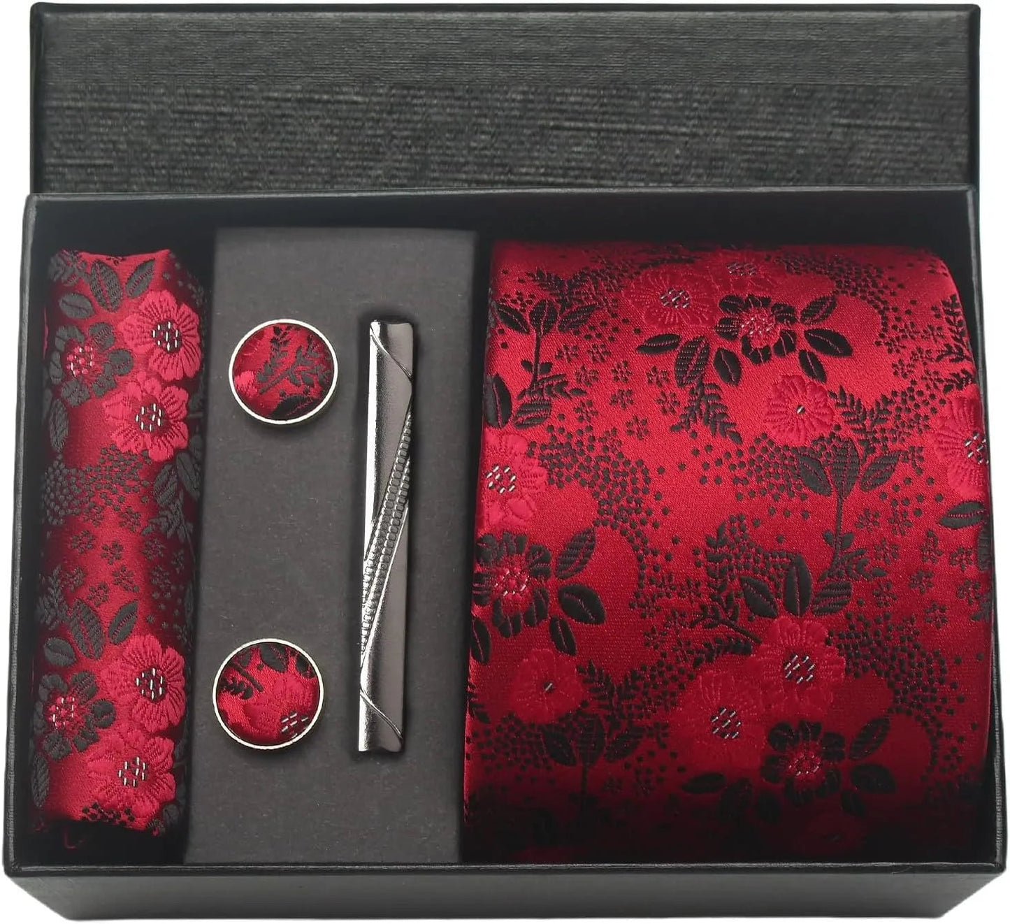 Maison Novaire 100% Silk Paisley Floral Tie - Maison Novaire #