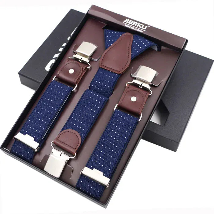 Maison Novaire Leather Suspenders - Maison Novaire