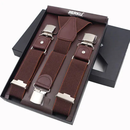 Maison Novaire Leather Suspenders - Maison Novaire