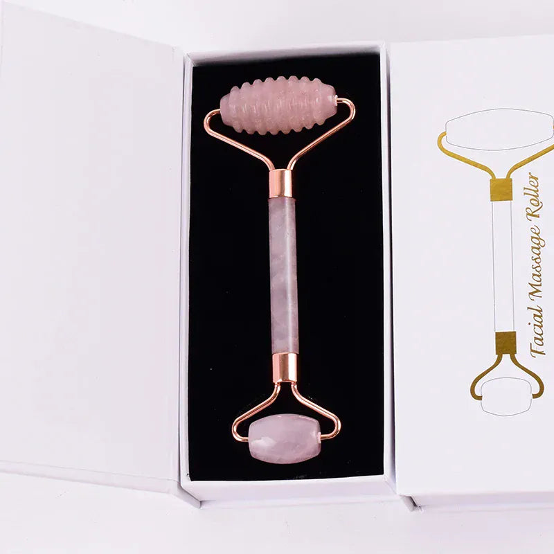 Maison Novaire Rose Quartz Gua Sha & Face Roller - Maison Novaire #