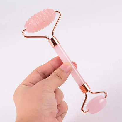 Maison Novaire Rose Quartz Gua Sha & Face Roller - Maison Novaire #