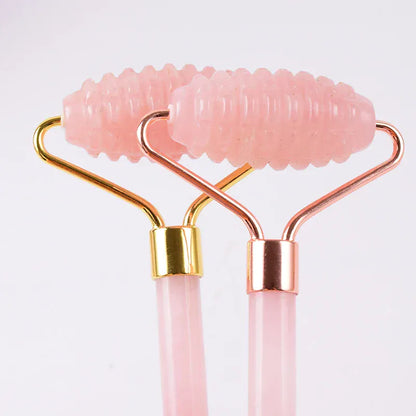 Maison Novaire Rose Quartz Gua Sha & Face Roller - Maison Novaire #