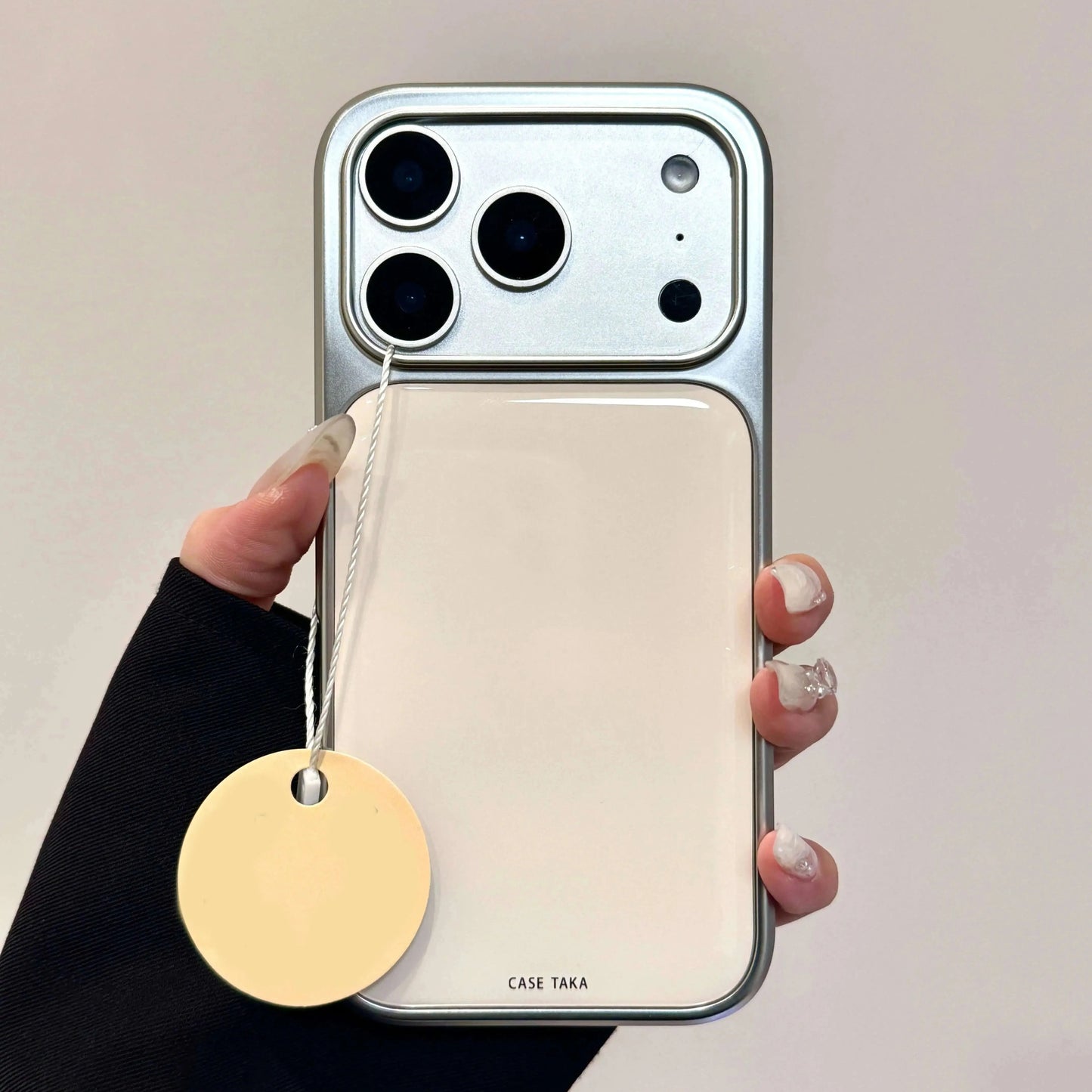 Maison Novaire Simple Color Electroplated Drop Glue iPhone Case - Maison Novaire