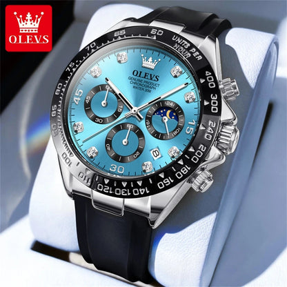 Men Chronograph Sport Wristwatch. - Maison Novaire
