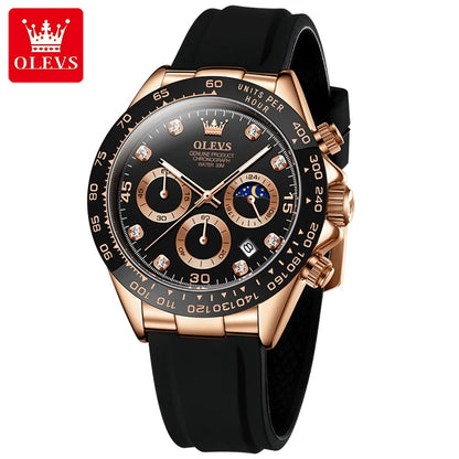 Men Chronograph Sport Wristwatch. - Maison Novaire