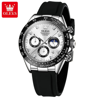 Men Chronograph Sport Wristwatch. - Maison Novaire