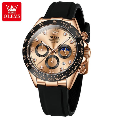 Men Chronograph Sport Wristwatch. - Maison Novaire