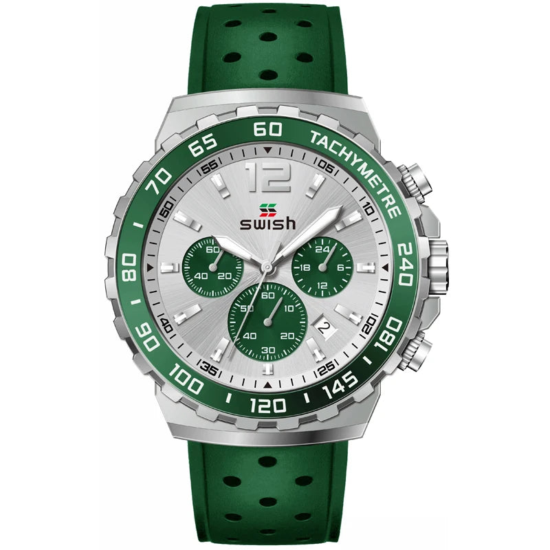 Men Quartz Watch Dial Chronograph. - BLAKESTORE-NG