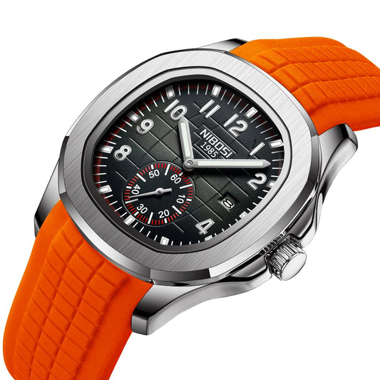 Men Silicone Quartz Watch. - Maison Novaire