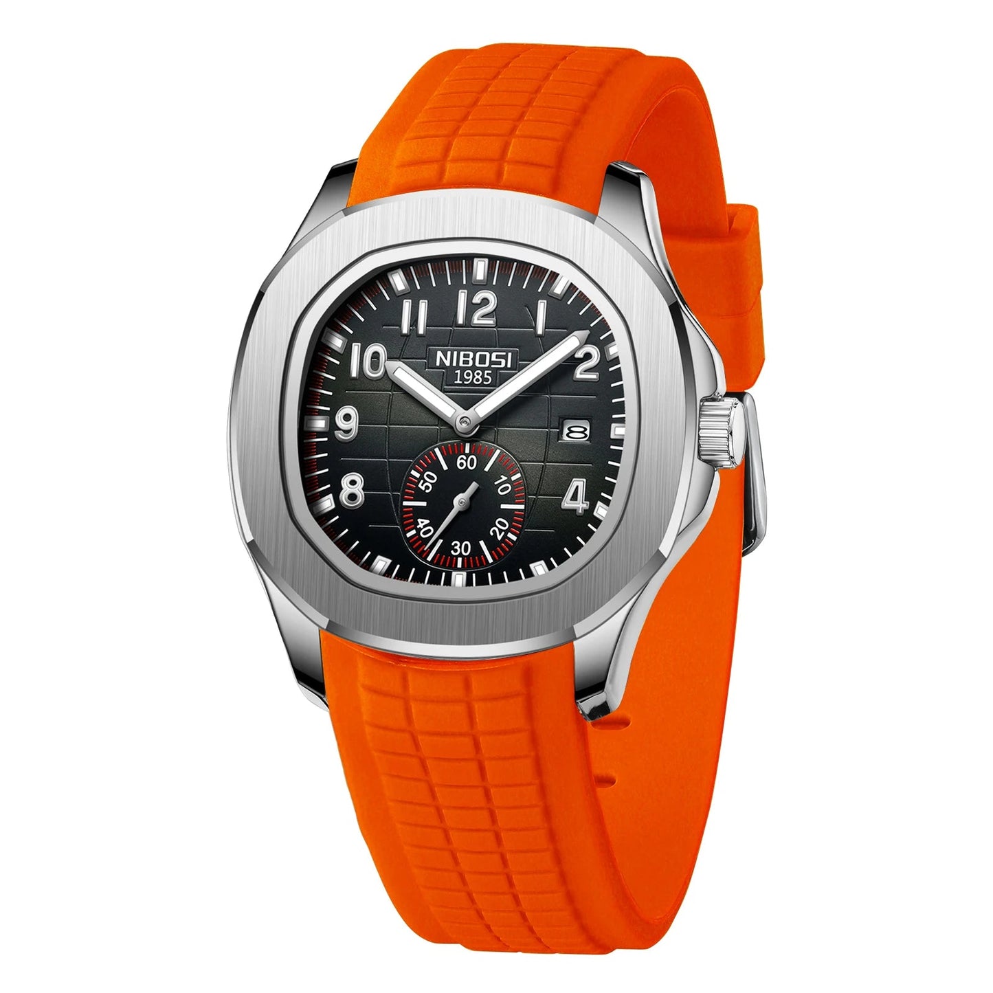 Men Silicone Quartz Watch. - Maison Novaire
