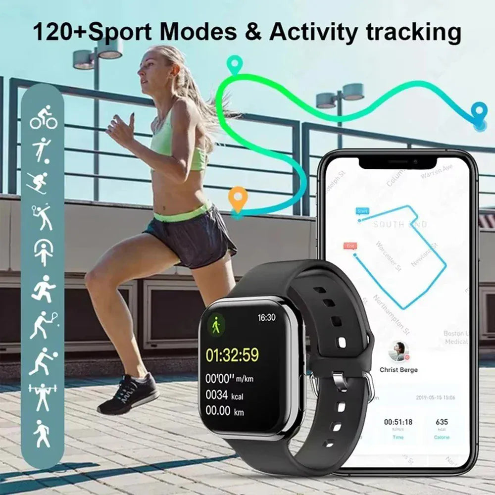 Men Smartwatch NFC GPS Tracker with  320*385 HD Screen. - Maison Novaire