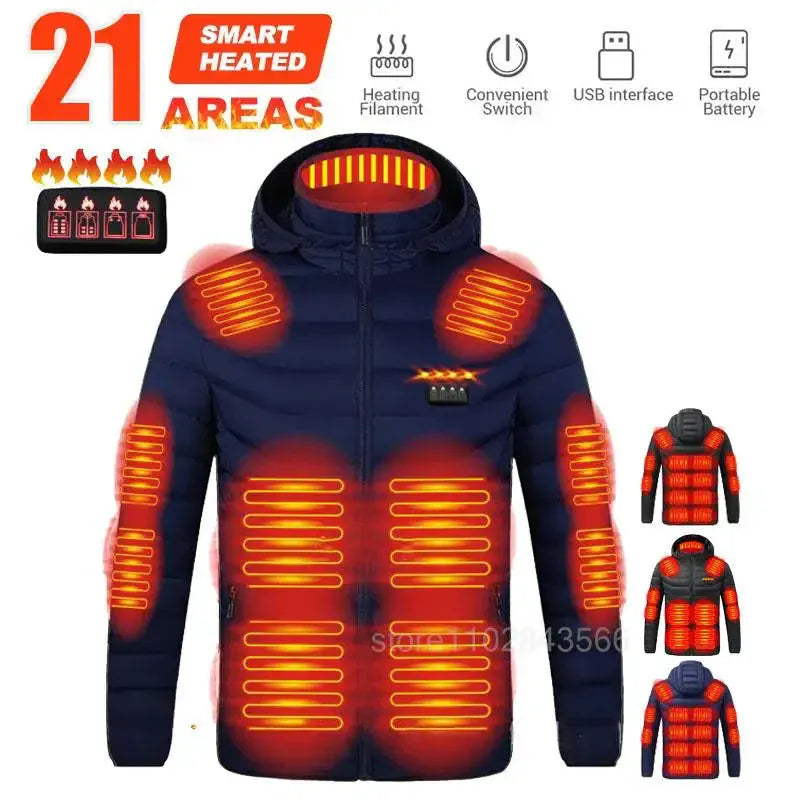 Men USB Heated Jacket - Maison Novaire