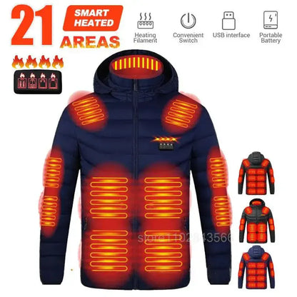 Men USB Heated Jacket - Maison Novaire