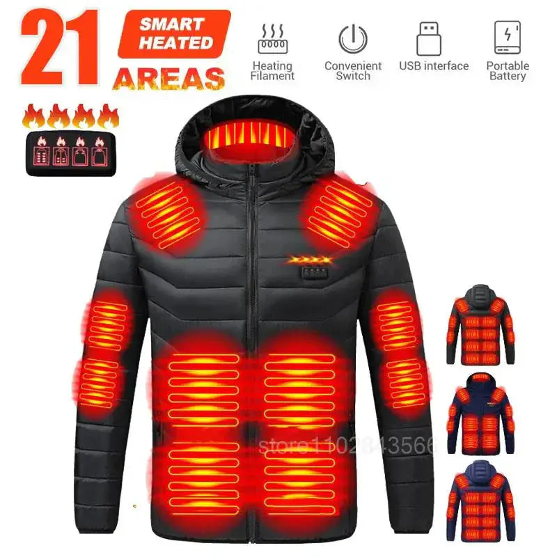 Men USB Heated Jacket - Maison Novaire