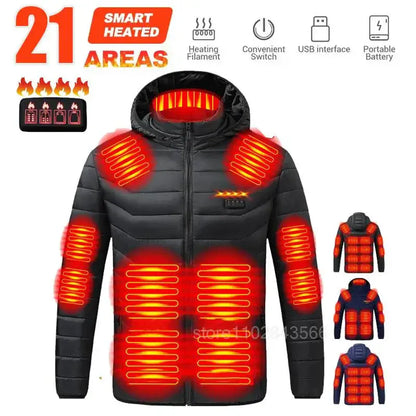 Men USB Heated Jacket - Maison Novaire