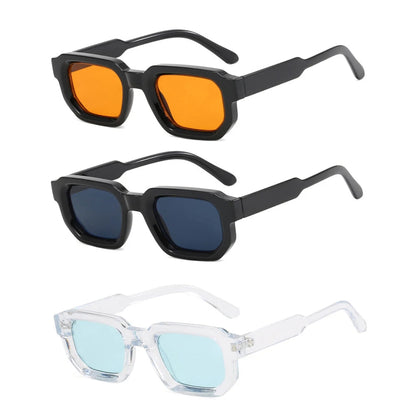 Men Vintage Rectangle Frame Sunglasses. - Maison Novaire #