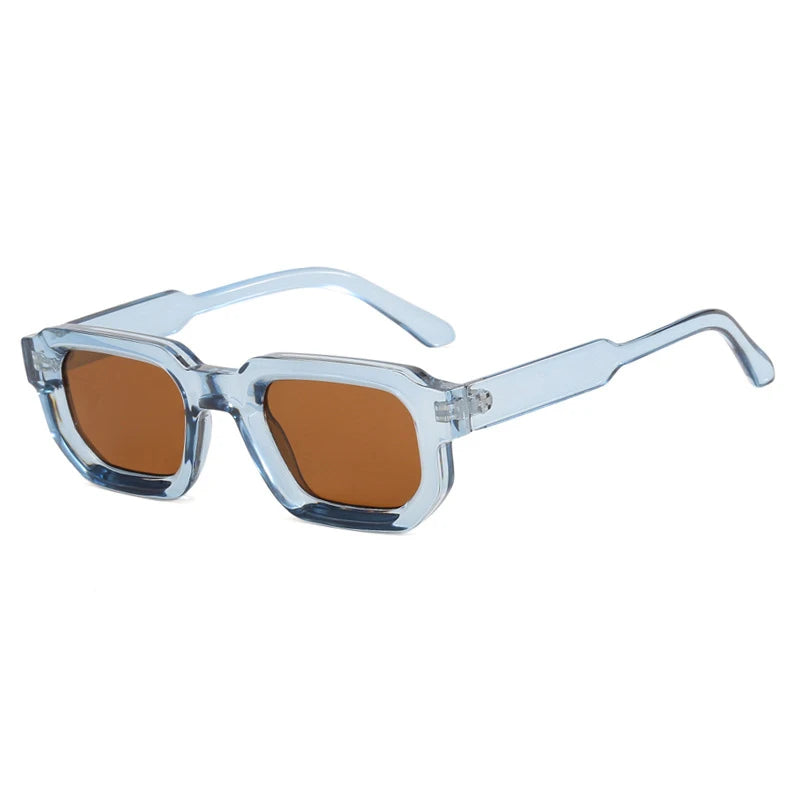 Men Vintage Rectangle Frame Sunglasses. - Maison Novaire #