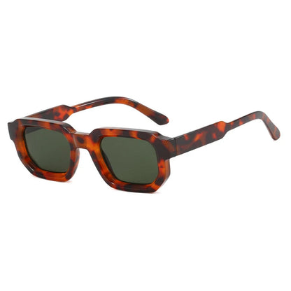 Men Vintage Rectangle Frame Sunglasses. - Maison Novaire #