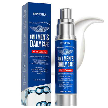 ENVISHA Men’s 6-in-1 Face Cream – Anti-Aging & Firming - Maison Novaire #