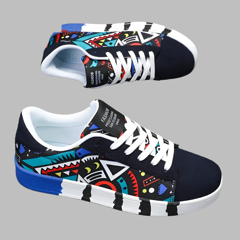 Men’s Canvas Sports Running Shoes | Lightweight Breathable Low-Top Sneakers for Jogging Gym Casual Running - BLAKESTORE-NG