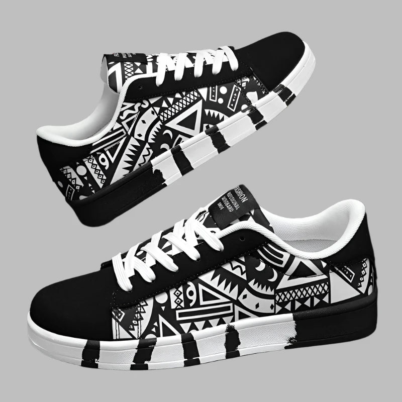 Men’s Canvas Sports Running Shoes | Lightweight Breathable Low-Top Sneakers for Jogging Gym Casual Running - BLAKESTORE-NG