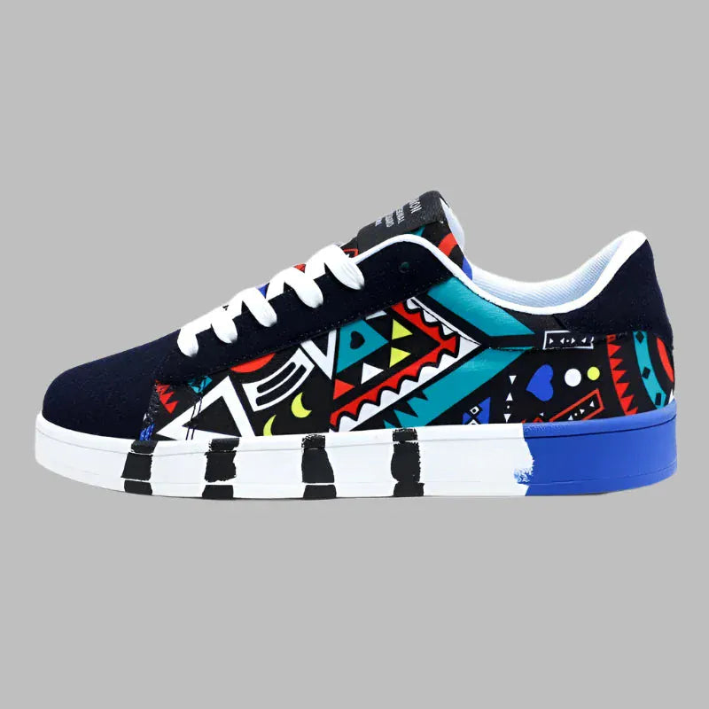 Men’s Canvas Sports Running Shoes | Lightweight Breathable Low-Top Sneakers for Jogging Gym Casual Running - BLAKESTORE-NG