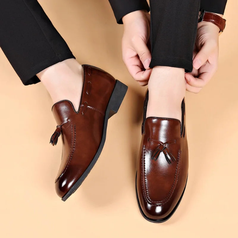 Men's Elegant Dress Shoes.High quality. - Maison Novaire