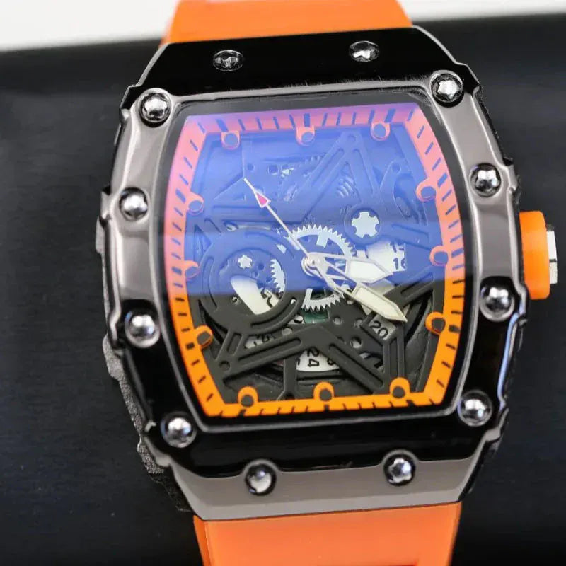 Men’s Pentagram Luminous Watch | Light Luxury Barrel Quartz Timepiece - Maison Novaire