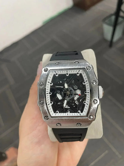 Men’s Pentagram Luminous Watch | Light Luxury Barrel Quartz Timepiece - Maison Novaire