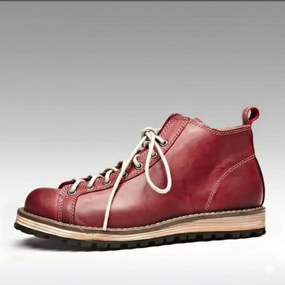 Men’s Premium Cowhide Hiking & Trekking Boots | Full-Grain Leather Waterproof Ankle Boots for Rugged Trails & All-Terrain Adventures - BLAKESTORE-NG