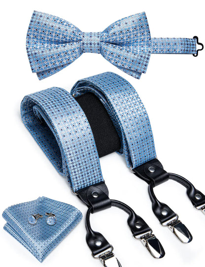 Men's Silk Suspenders Set - Maison Novaire