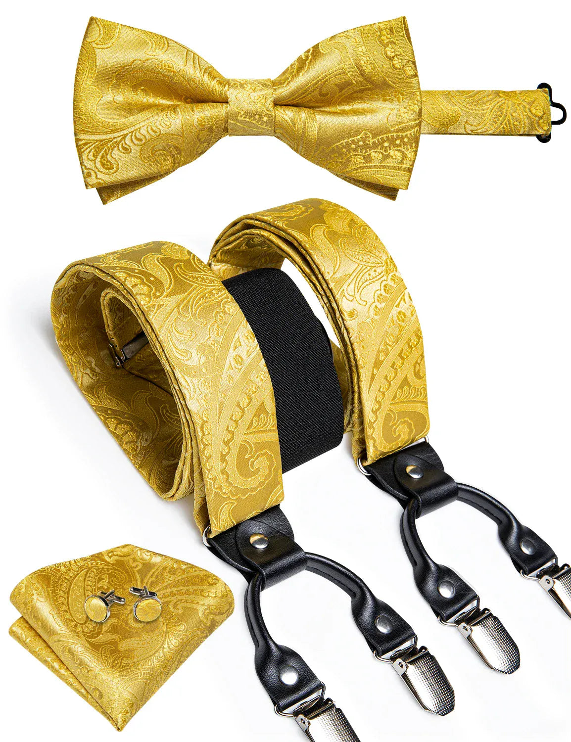 Men's Silk Suspenders Set - Maison Novaire