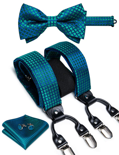Men's Silk Suspenders Set - Maison Novaire