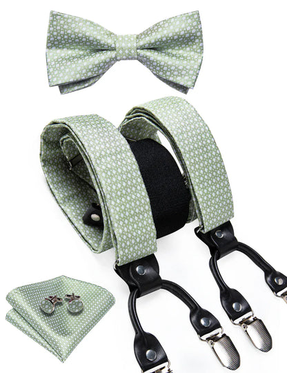 Men's Silk Suspenders Set - Maison Novaire