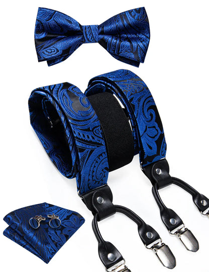 Men's Silk Suspenders Set - Maison Novaire