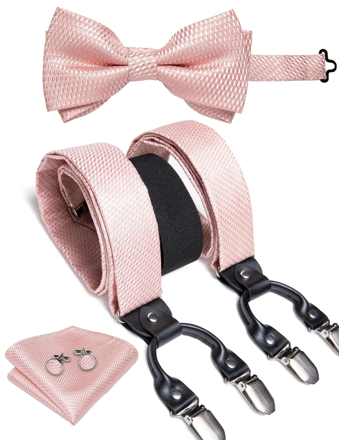 Men's Silk Suspenders Set - Maison Novaire