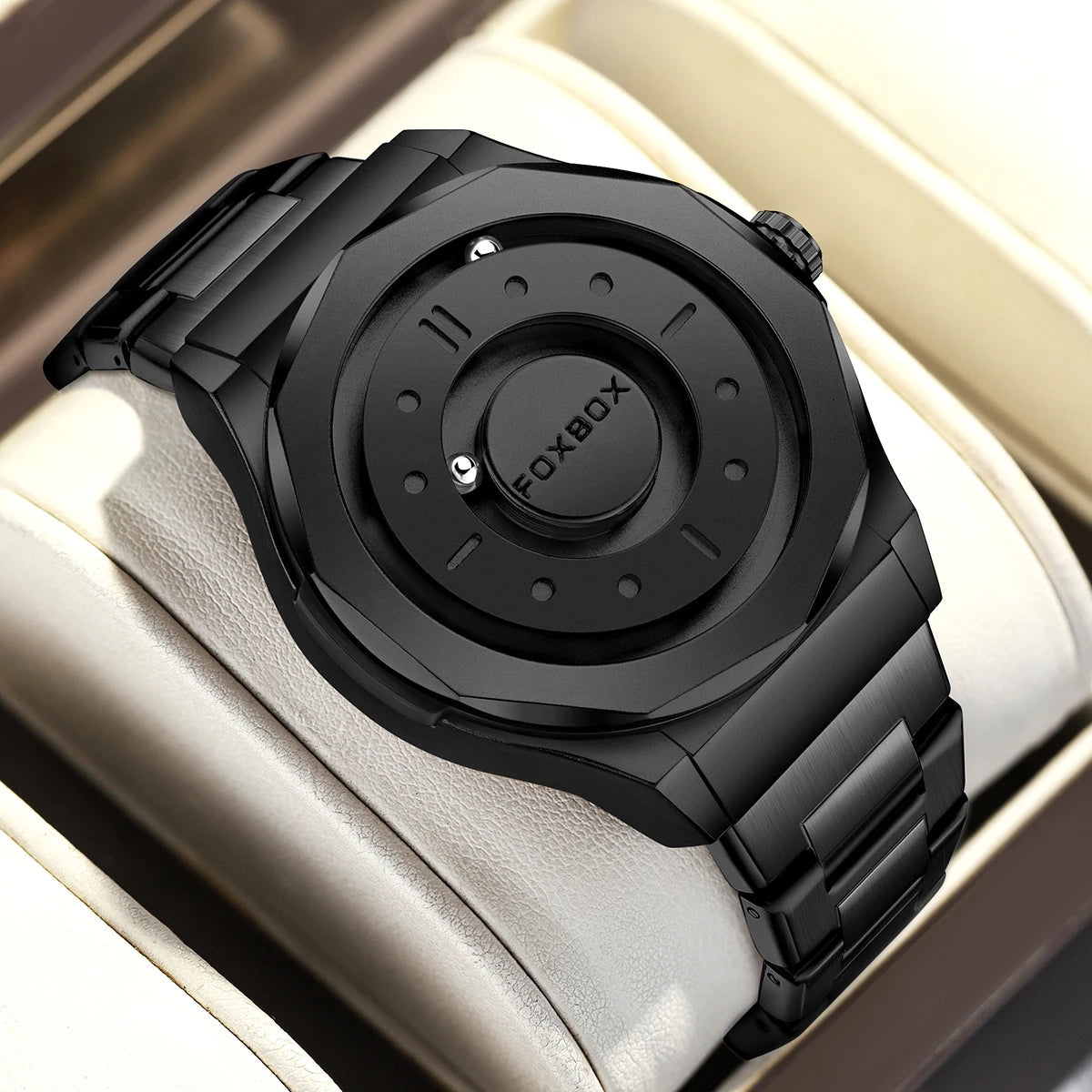 Men's Stainless Steel Quartz Watch. - Maison Novaire #