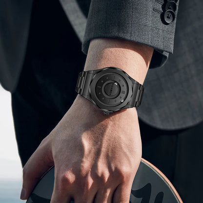 Men's Stainless Steel Quartz Watch. - Maison Novaire #