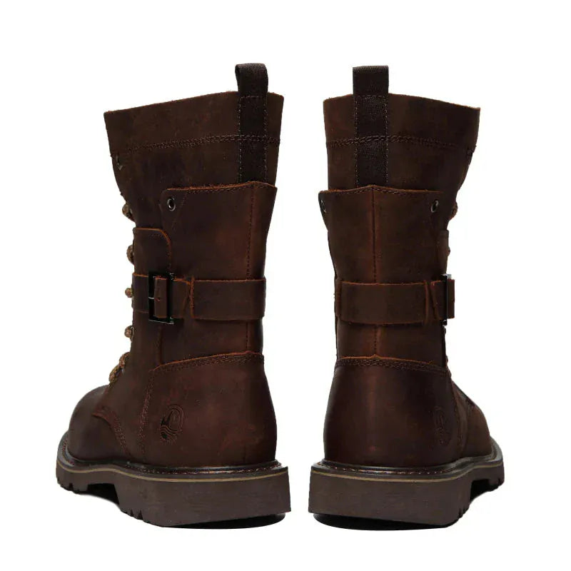 Men’s Waterproof Tactical Hiking Boots | Rugged All-Terrain Ankle Boots with Waterproof Membrane & Non-Slip Sole - BLAKESTORE-NG