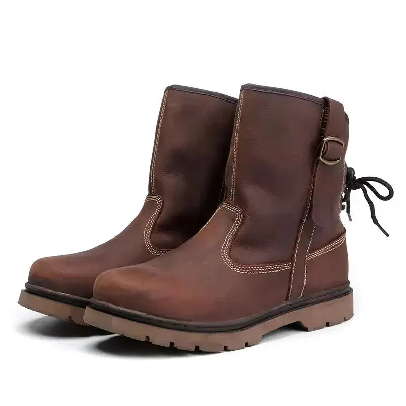 Men’s Waterproof Tactical Hiking Boots | Rugged All-Terrain Ankle Boots with Waterproof Membrane & Non-Slip Sole - BLAKESTORE-NG