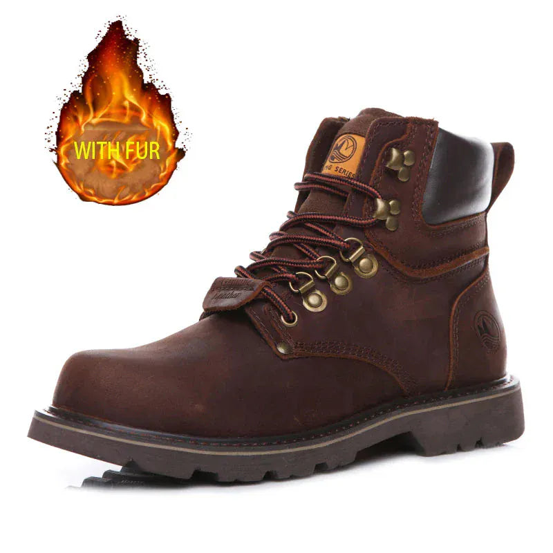 Men’s Waterproof Tactical Hiking Boots | Rugged All-Terrain Ankle Boots with Waterproof Membrane & Non-Slip Sole - BLAKESTORE-NG