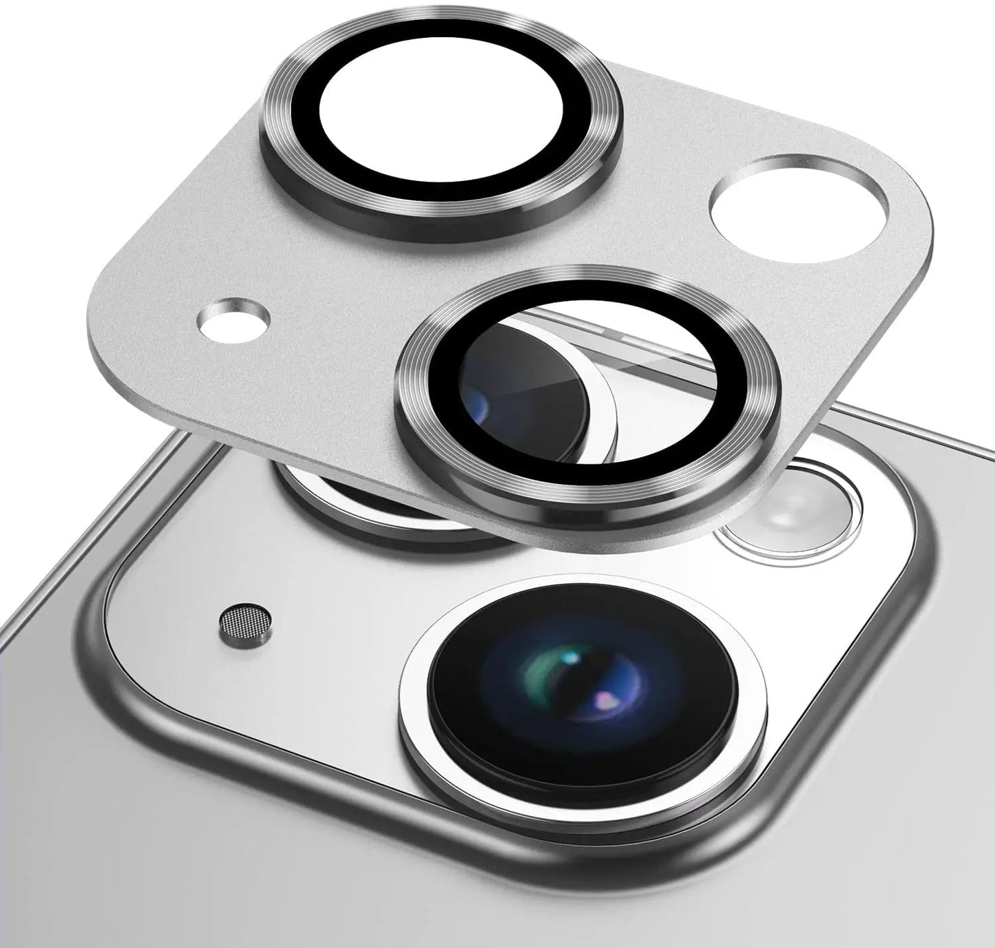 Metal Tempered Glass Camera Lens Protector Film Cover For iPhone. - Maison Novaire #