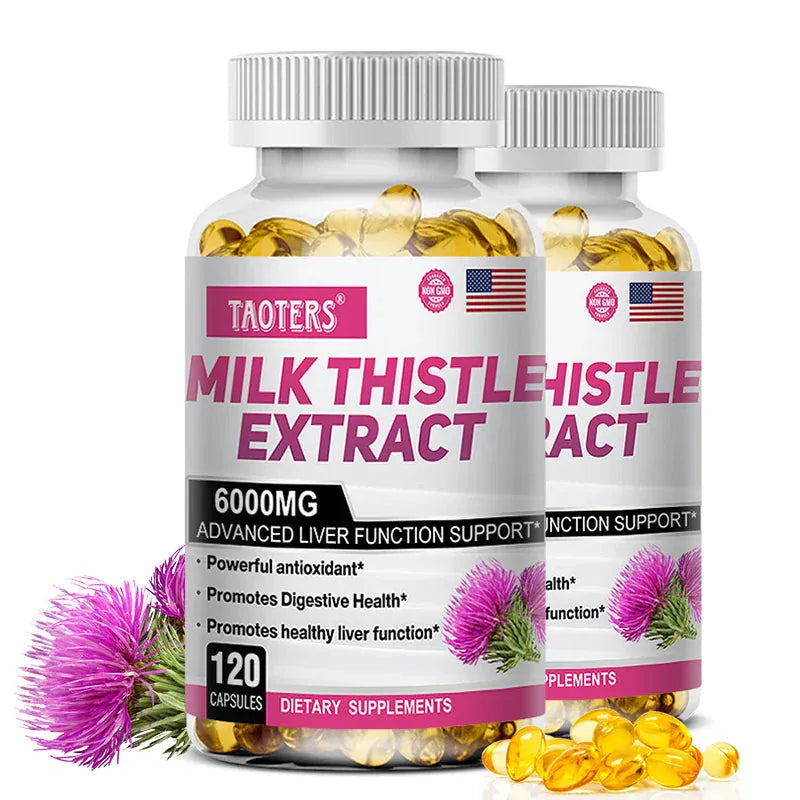Milk Thistle 6000 mg Capsules for detoxification. - BLAKESTORE-NG