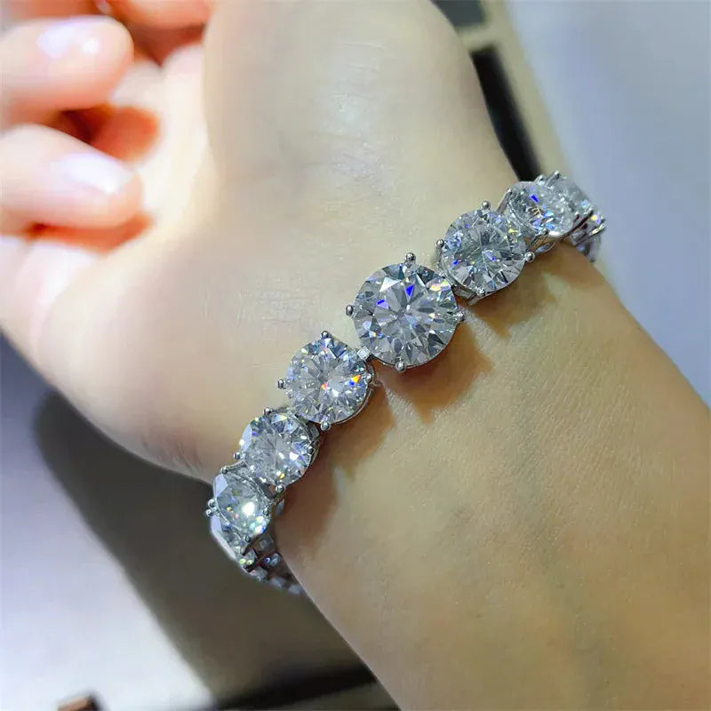 Moissanite Diamond Bracelet - Maison Novaire #