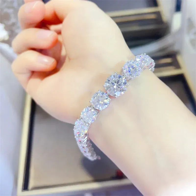 Moissanite Diamond Bracelet - Maison Novaire #